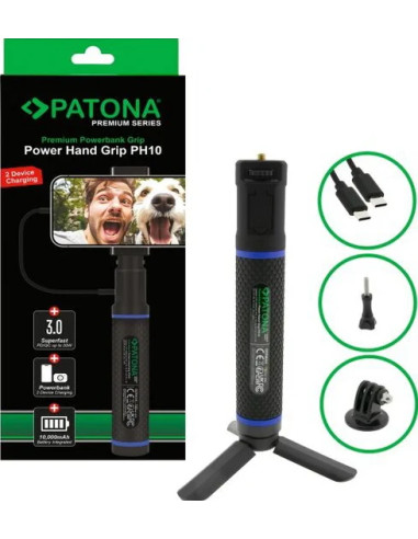 PATONA PREMIUM GRIP POWER HAND PH10 CON POWER BANK